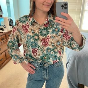 Vintage cottagecore button down